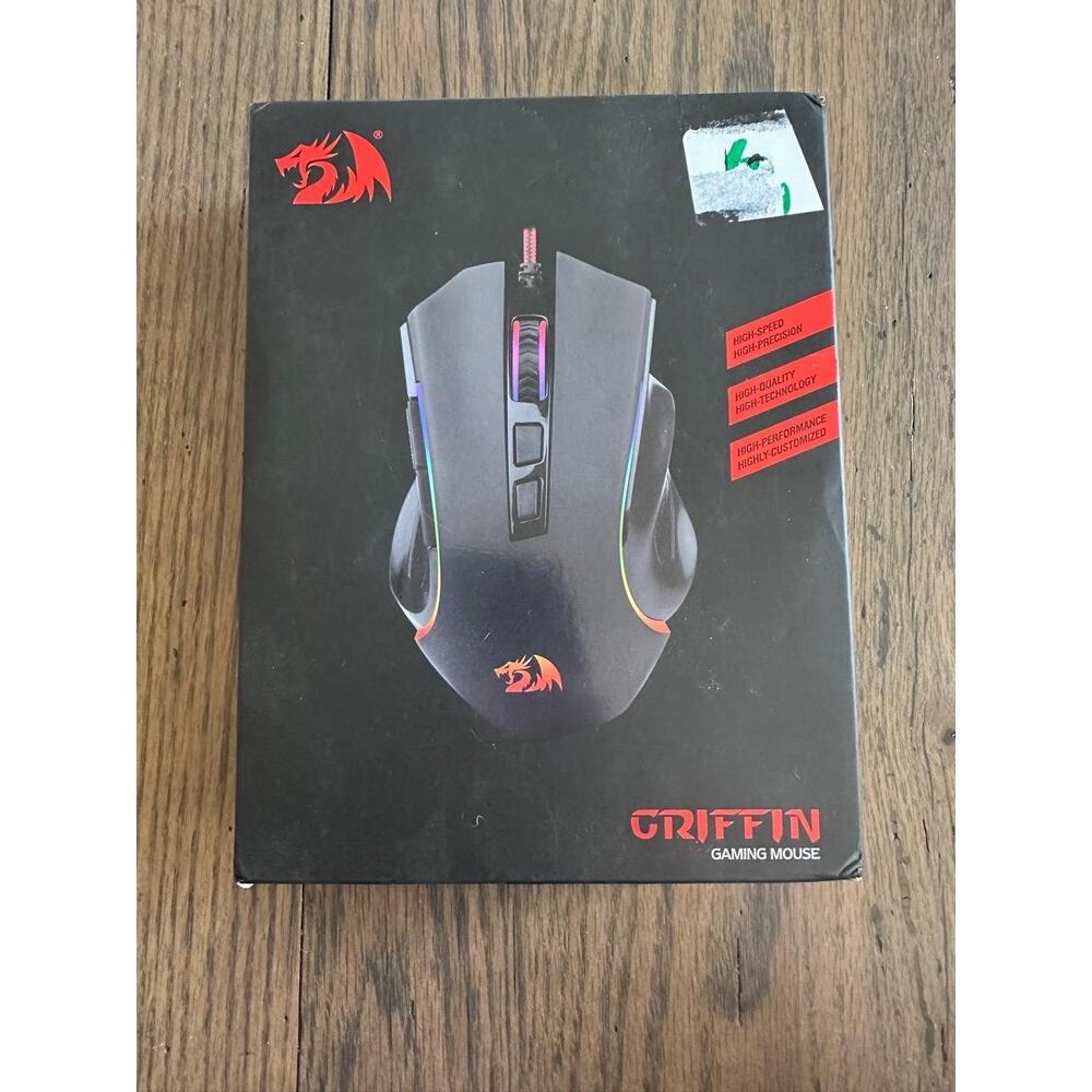 NIB Griffin Redragon M607 Wired USB‎ Gaming Mouse Tech